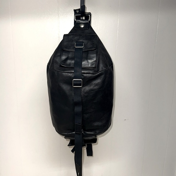 Sergio Rossi Italian Leather Backpack bag - Picture 1 of 13